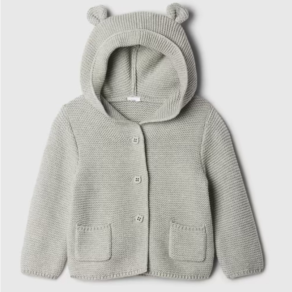 Kids-Baby Gap Gray Sweater Set- (3-6) Months